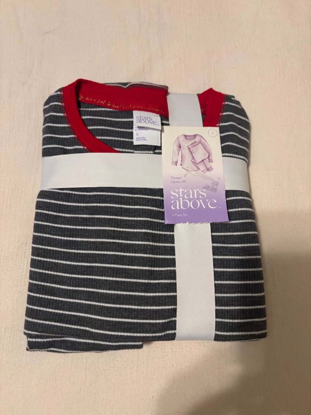 NWT Stars Above Two Piece Thermal Pajama Set - S